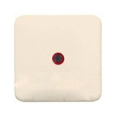 Кнопка выключателя одноклавишного с подсветкой Hager Regina Крем (13009805)